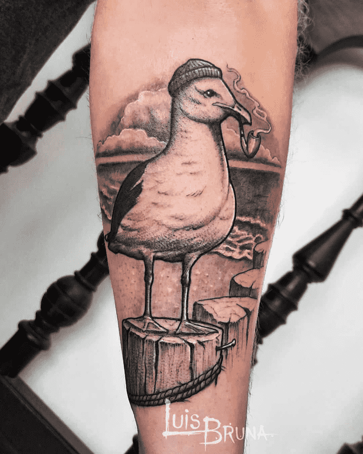 Seagull Tattoo Photo