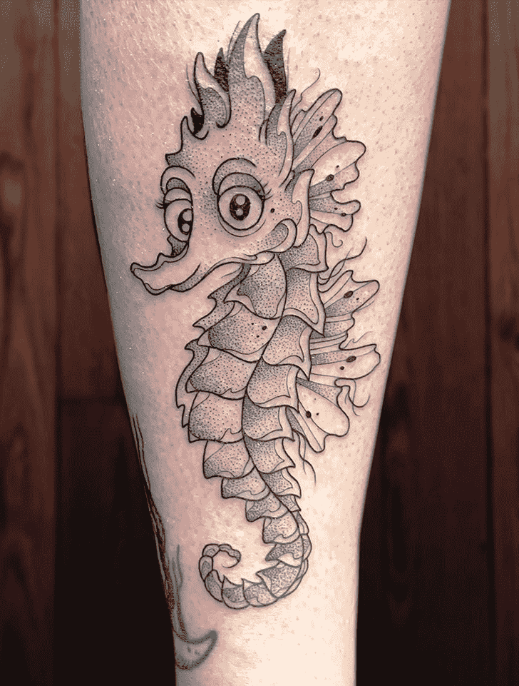 Seahorse Tattoo Portrait