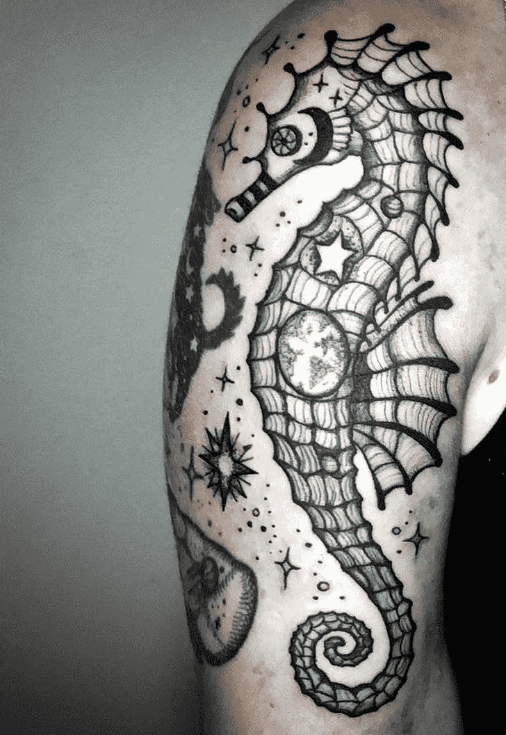 Seahorse Tattoo Shot