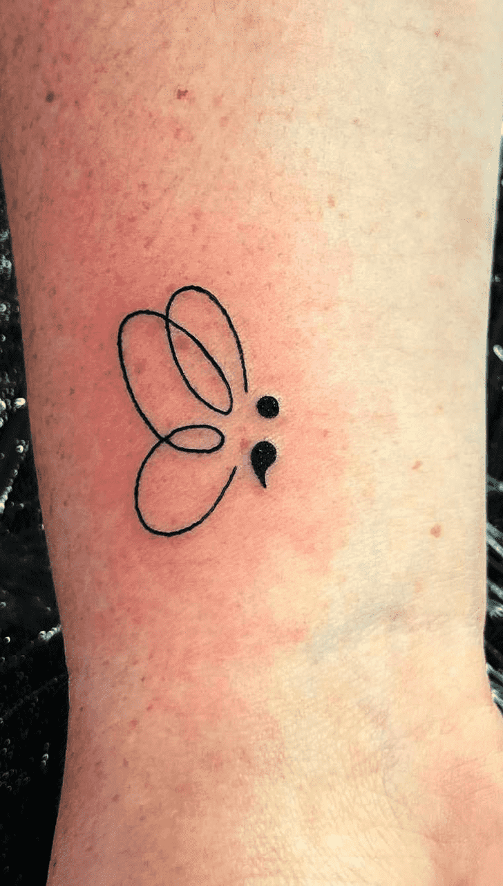 Semicolon Tattoo Photos