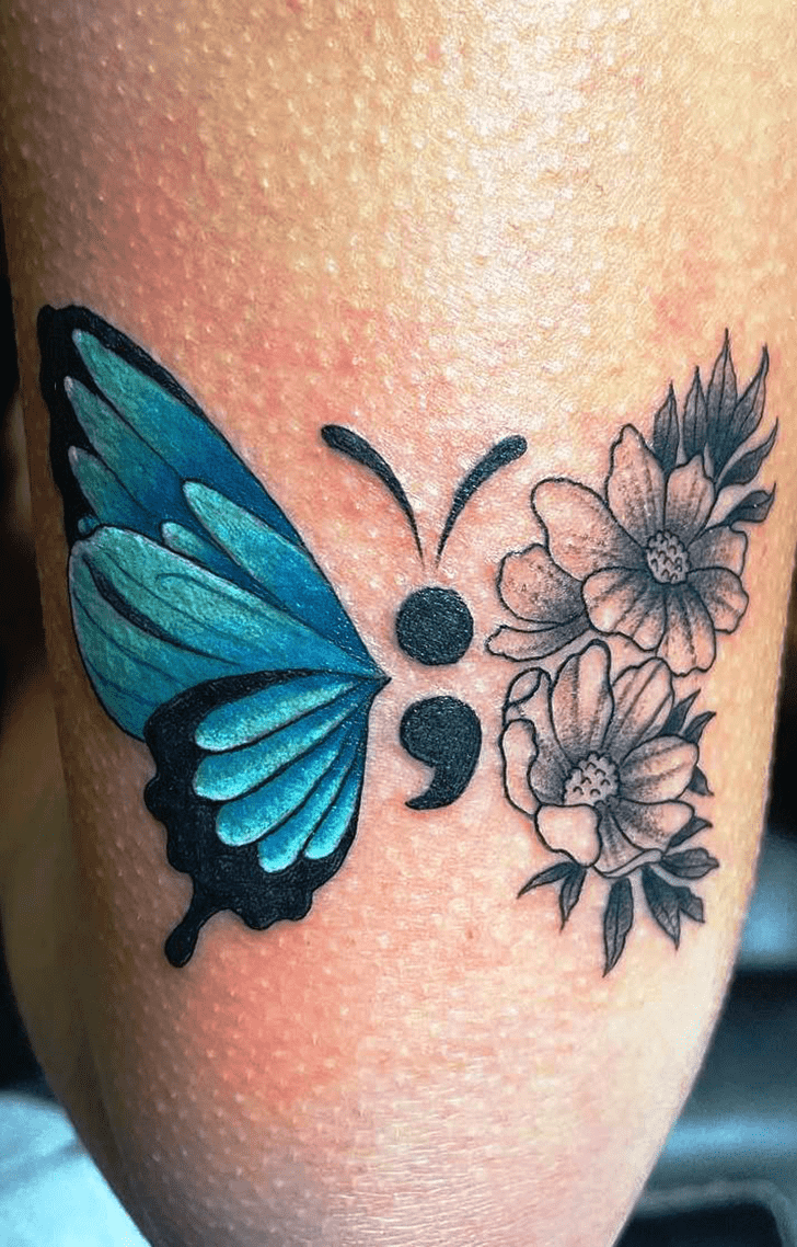 Semicolon Tattoo Photos