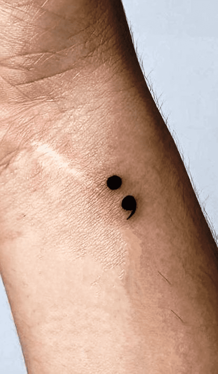 Semicolon Tattoo Picture