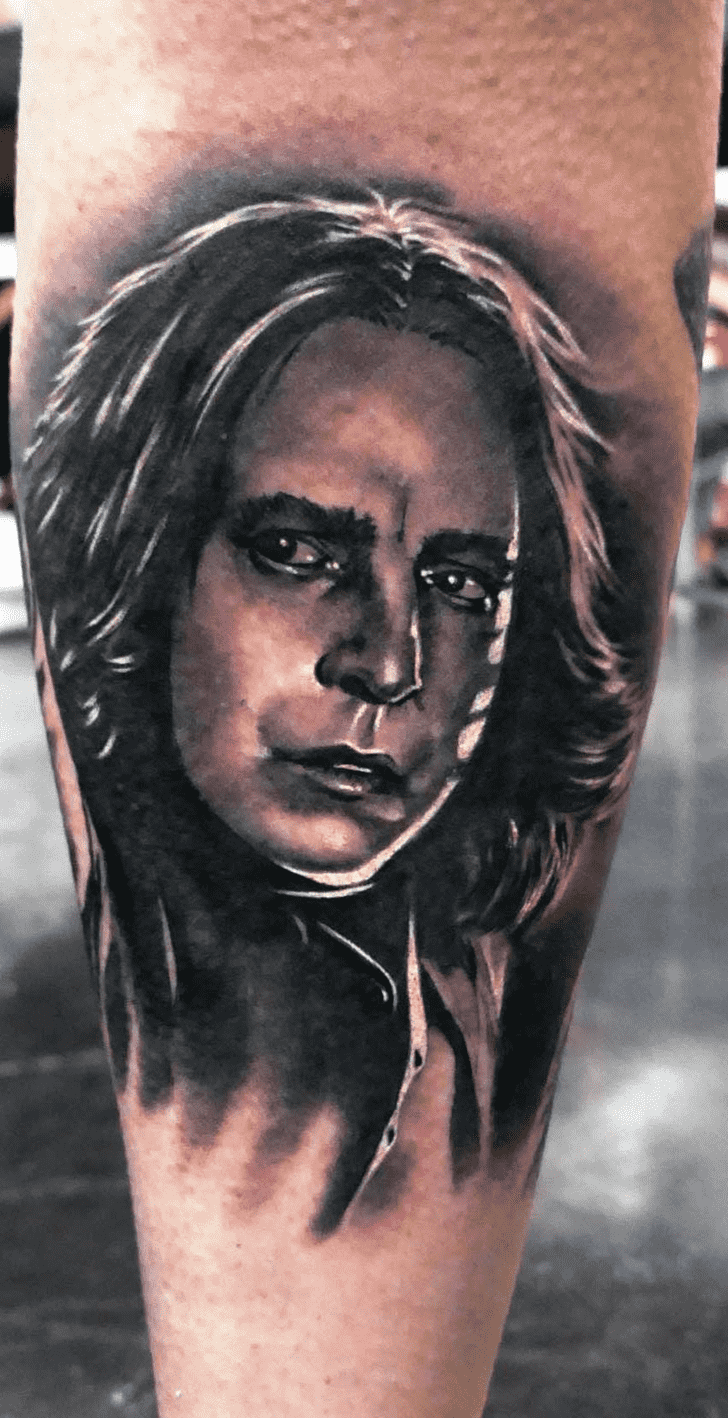 Severus Snape Tattoo Shot