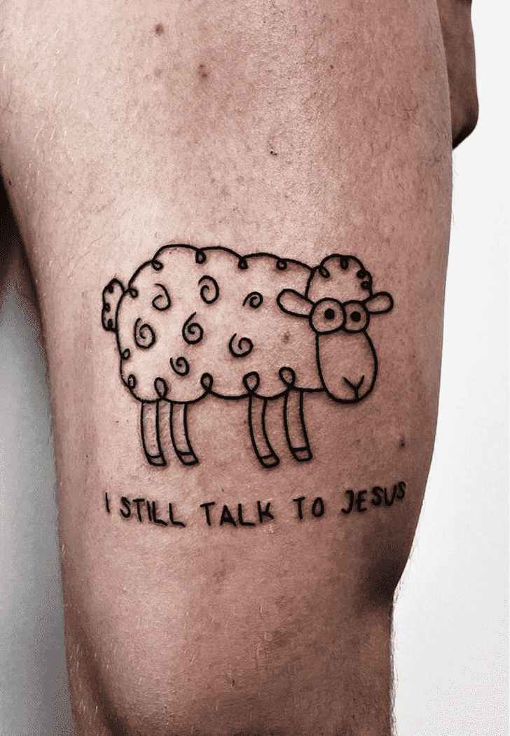 Sheep Tattoo Snapshot