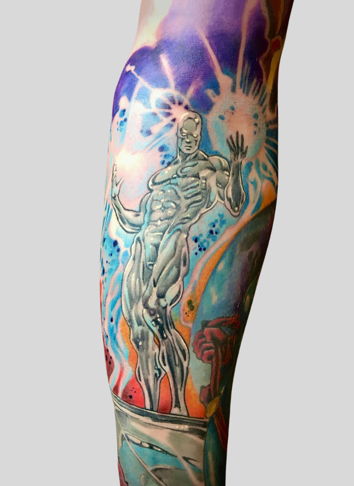 Silver Surfer Tattoo Photo