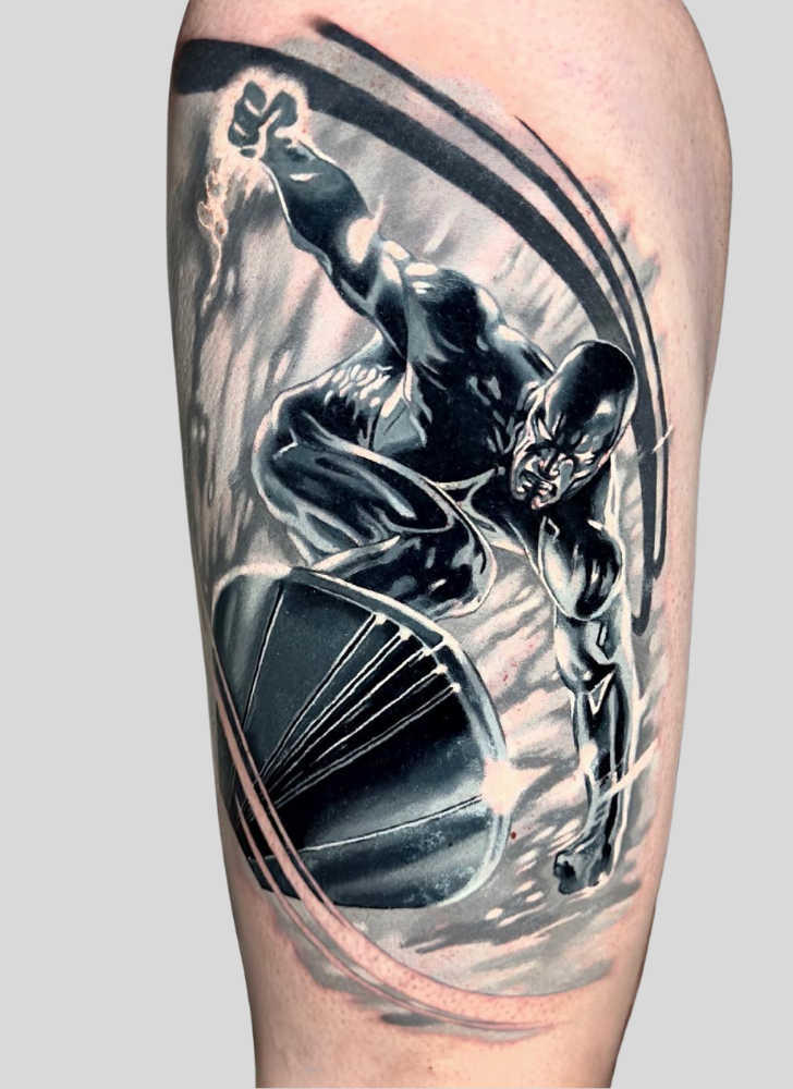 Silver Surfer Tattoo Photos