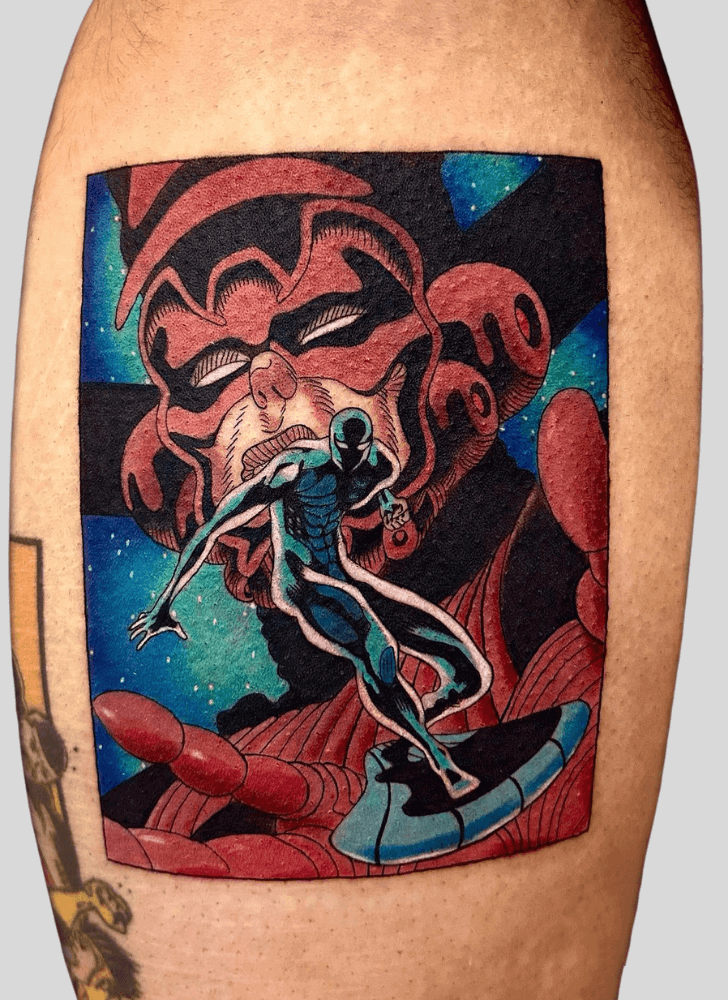 Silver Surfer Tattoo Figure