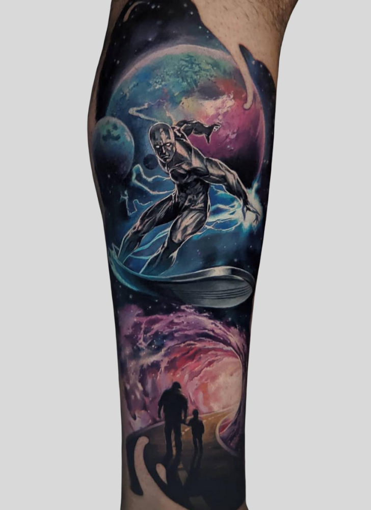 Silver Surfer Tattoo Photograph