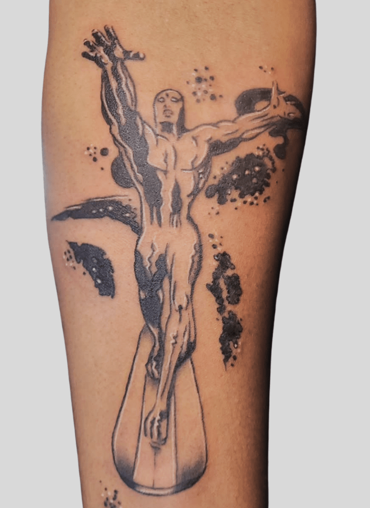 Silver Surfer Tattoo Shot