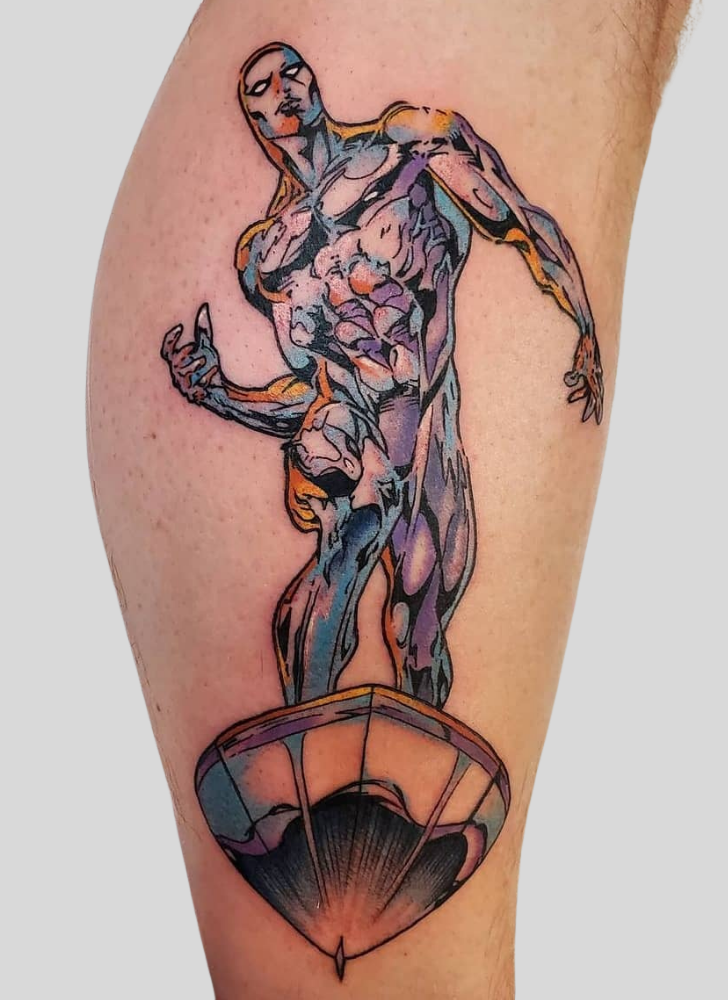 Silver Surfer Tattoo Snapshot