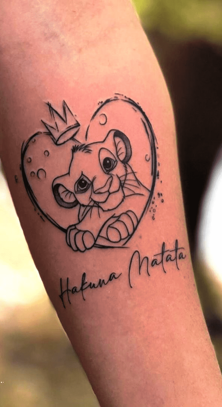 Simba Tattoo Shot