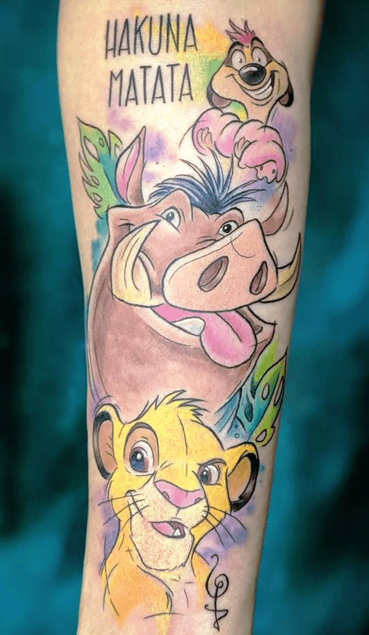 Simba Tattoo Photograph