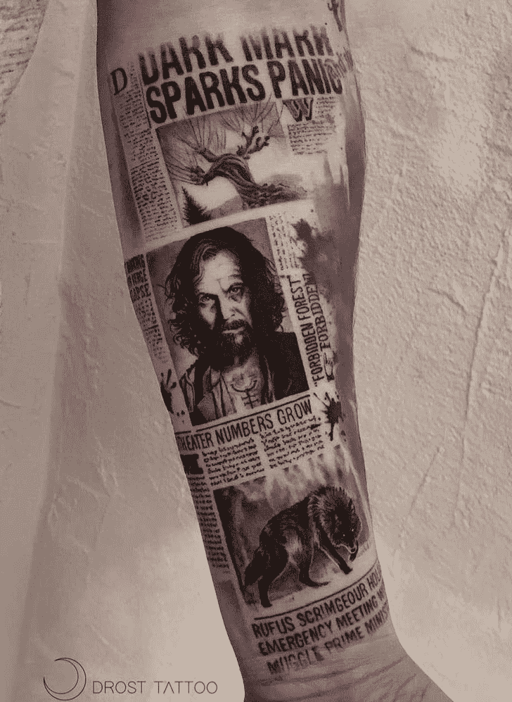 Sirius Black Tattoo Photo