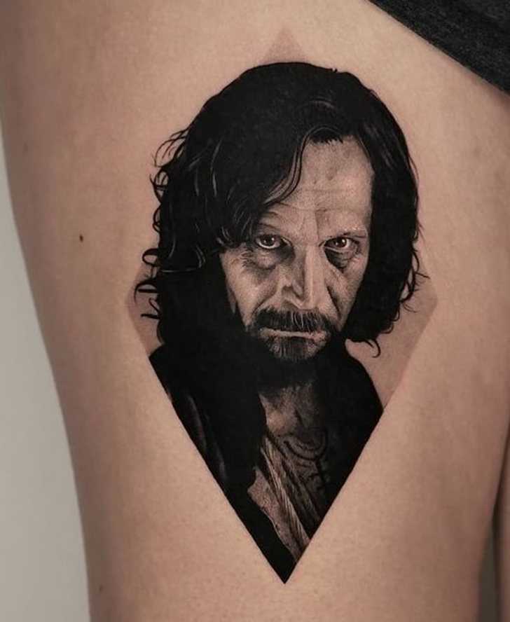 Sirius Black Tattoo Portrait