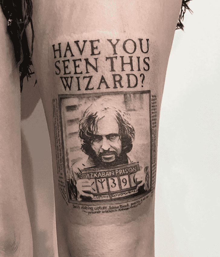 Sirius Black Tattoo Ink