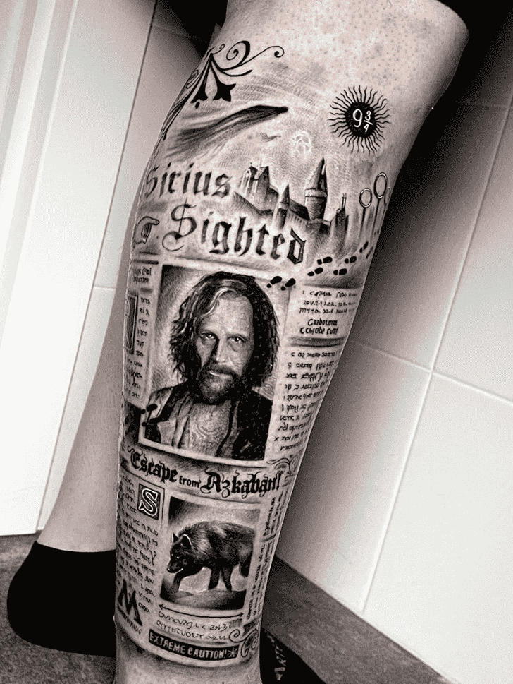 Sirius Black Tattoo Ink