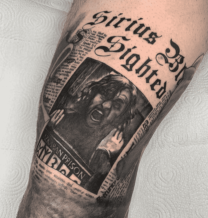 Sirius Black Tattoo Portrait