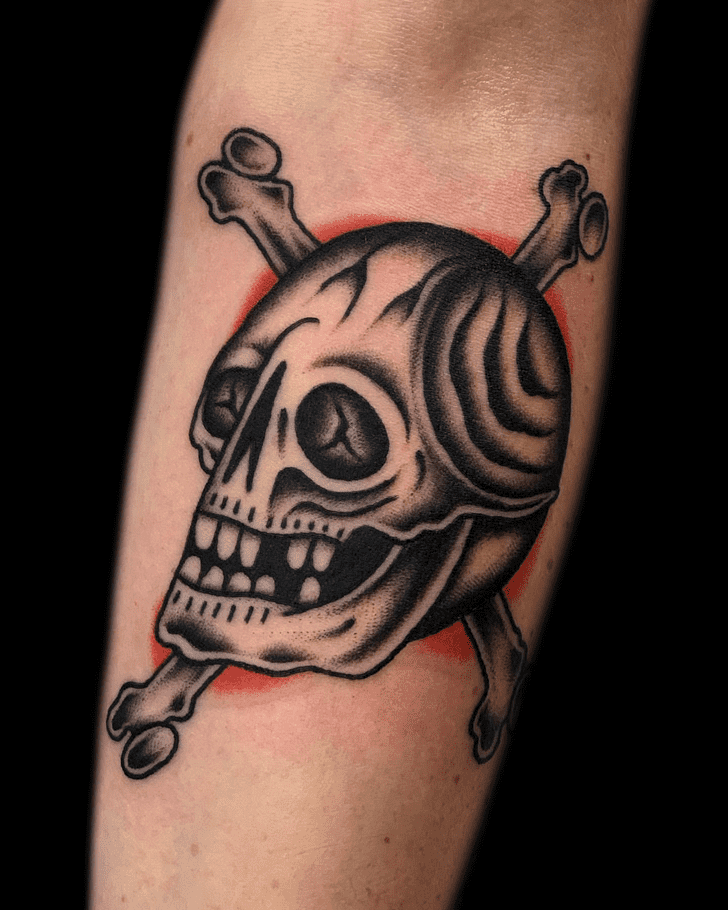 Skull And Crossbones Tattoo Design Image