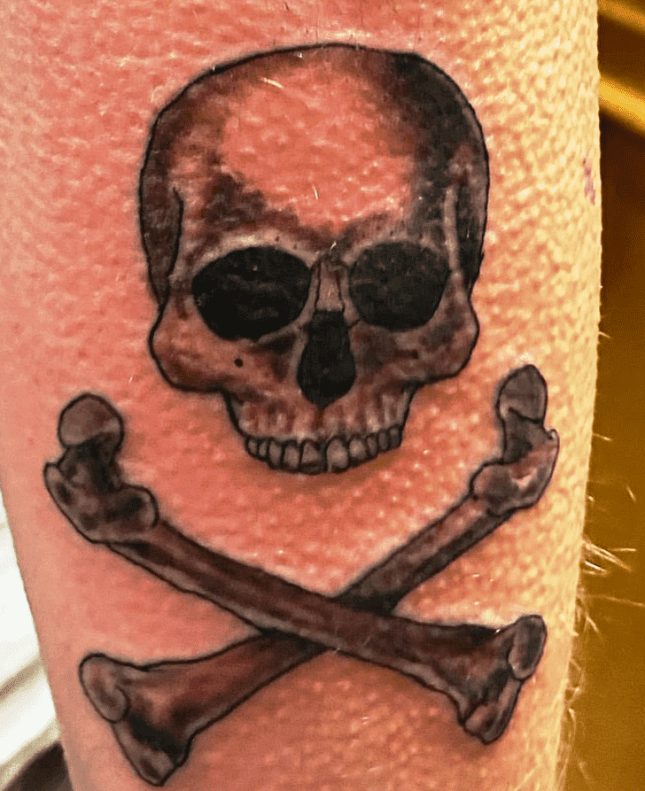 Skull And Crossbones Tattoo Photo