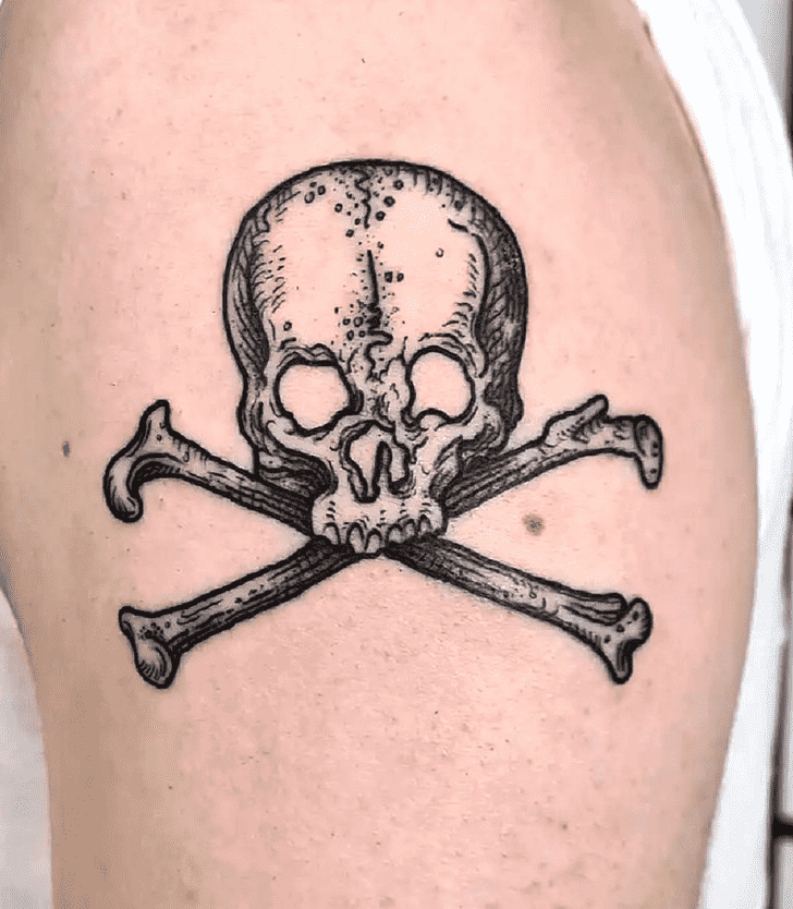 Skull And Crossbones Tattoo Photos