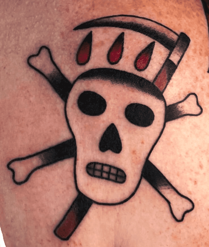 Skull And Crossbones Tattoo Ink