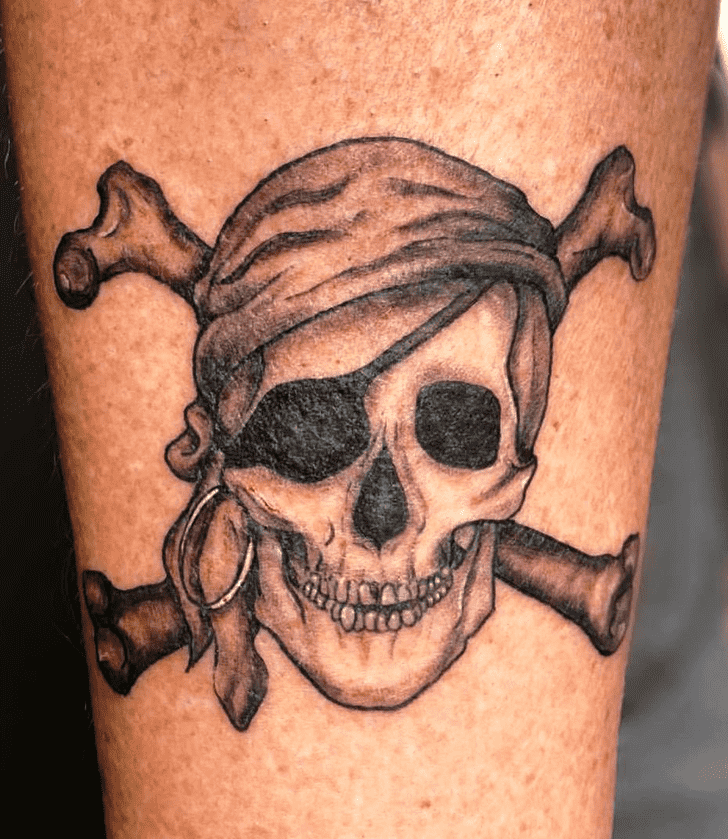 Skull And Crossbones Tattoo Snapshot