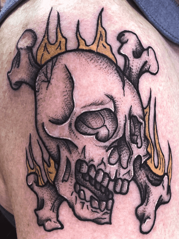 Skull And Crossbones Tattoo Picture