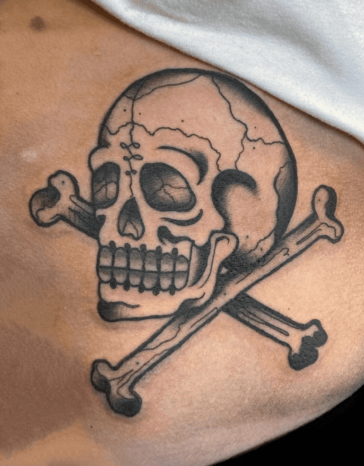 Skull And Crossbones Tattoo Ink