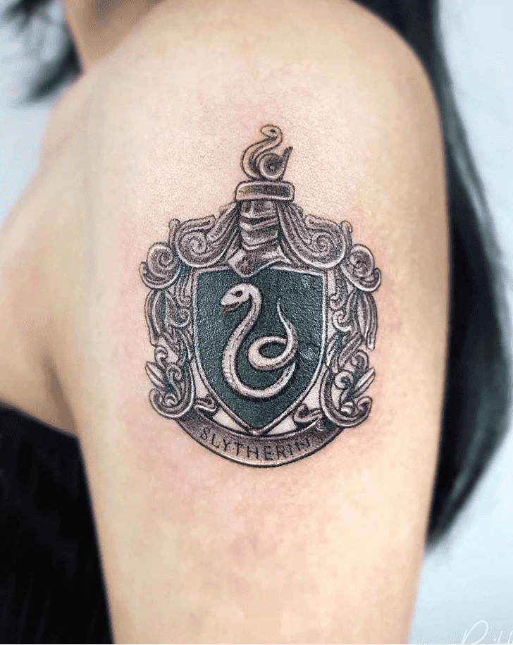 Slytherin Tattoo Figure