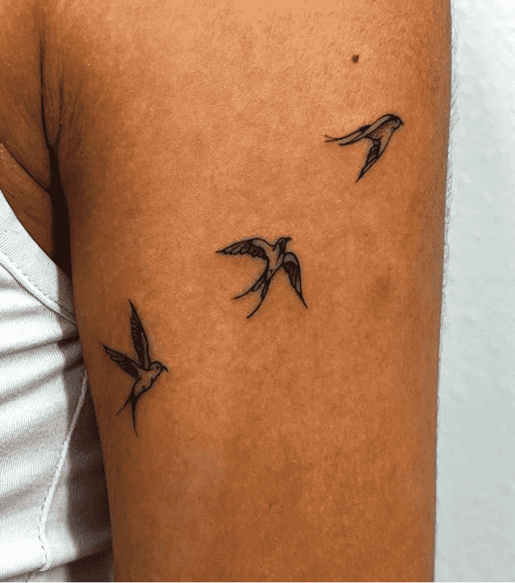 Small Bird Tattoo Photos