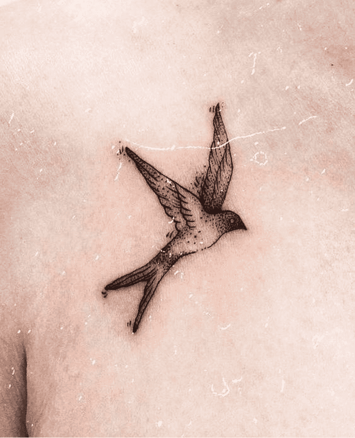 Small Bird Tattoo Photograph