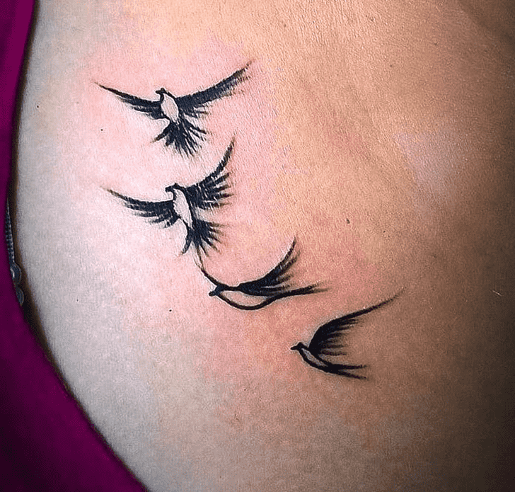 Small Bird Tattoo Photo