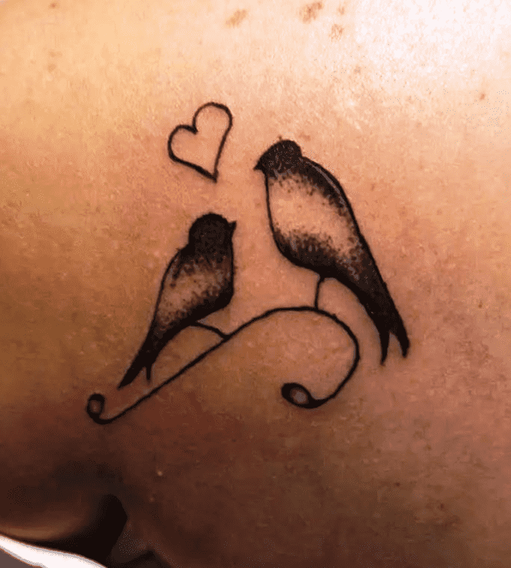 Small Bird Tattoo Photo