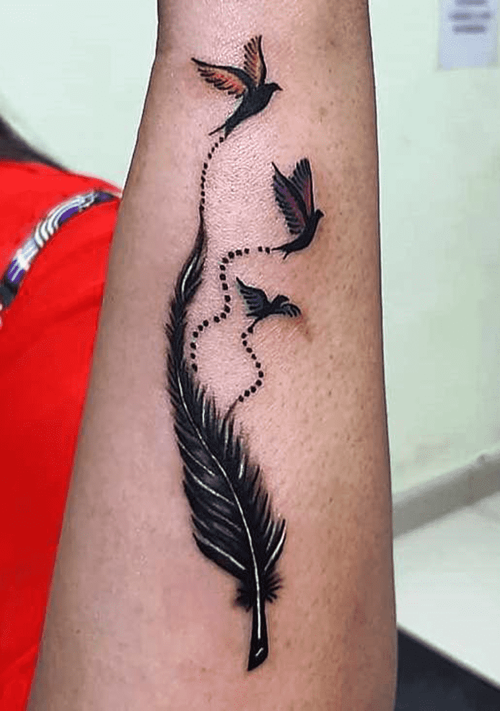 Small Bird Tattoo Photograph