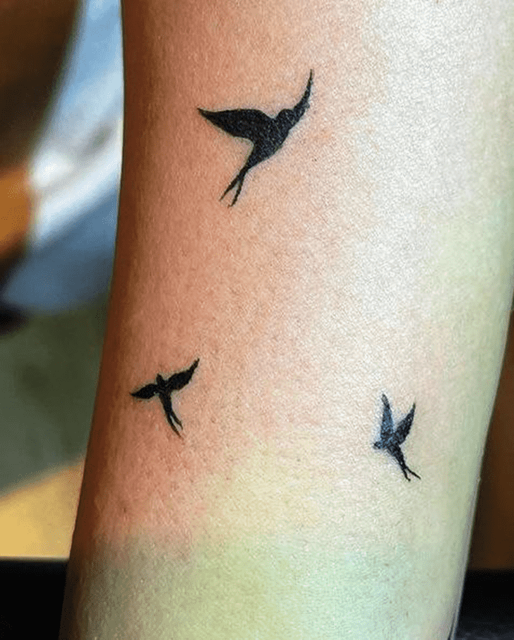 Small Bird Tattoo Ink