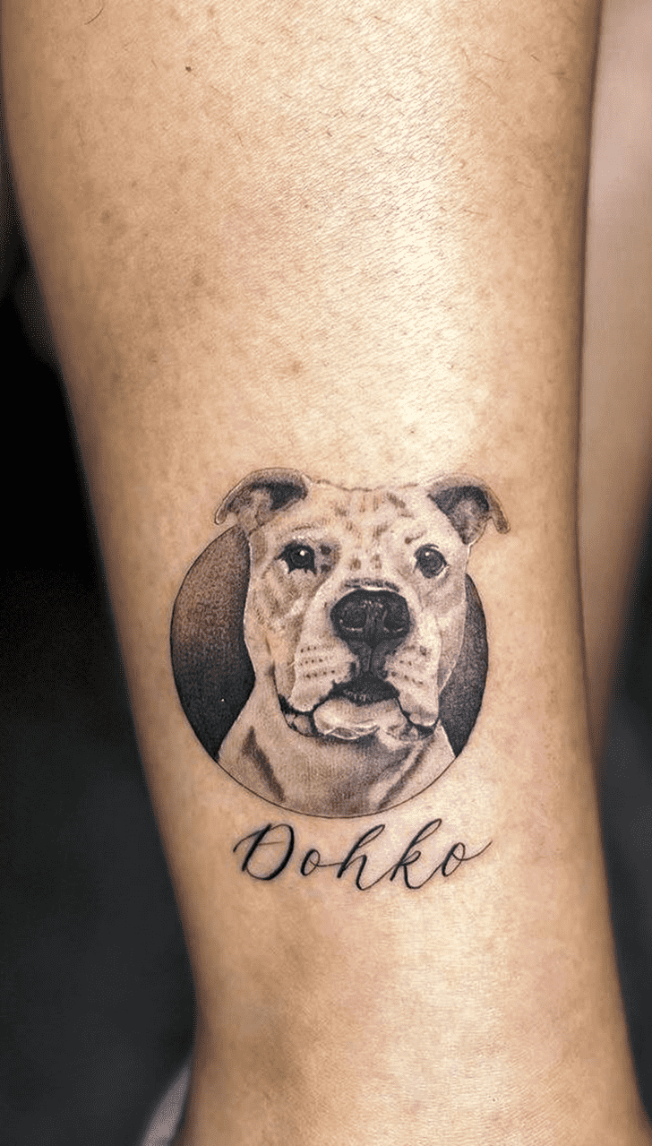 Small Dog Tattoo Picture