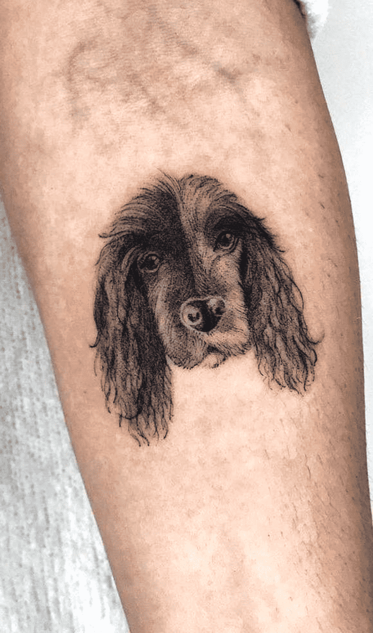 Small Dog Tattoo Ink