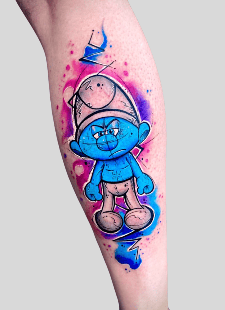 Smurfs Tattoo Figure