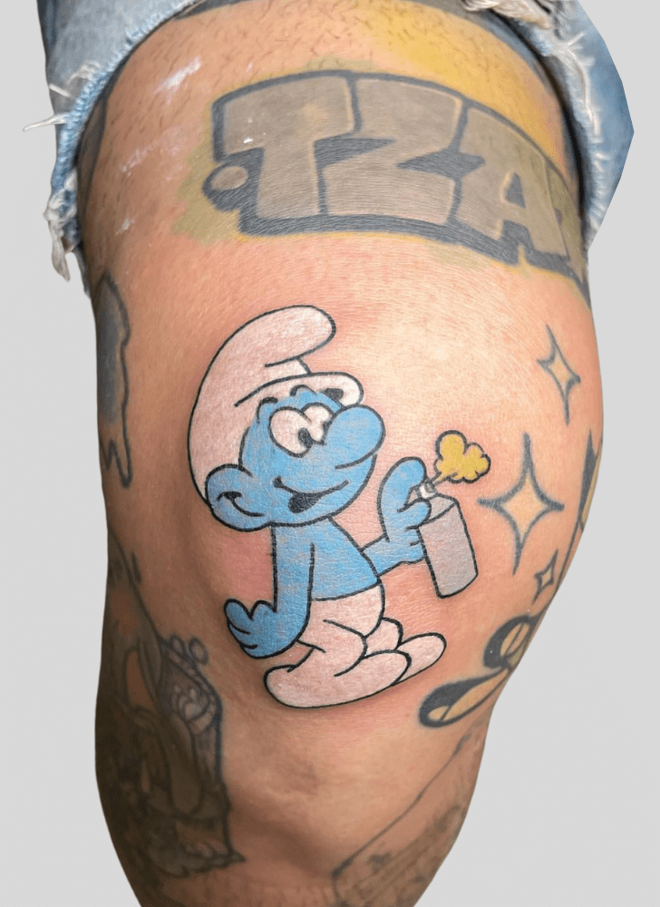 Smurfs Tattoo Photograph