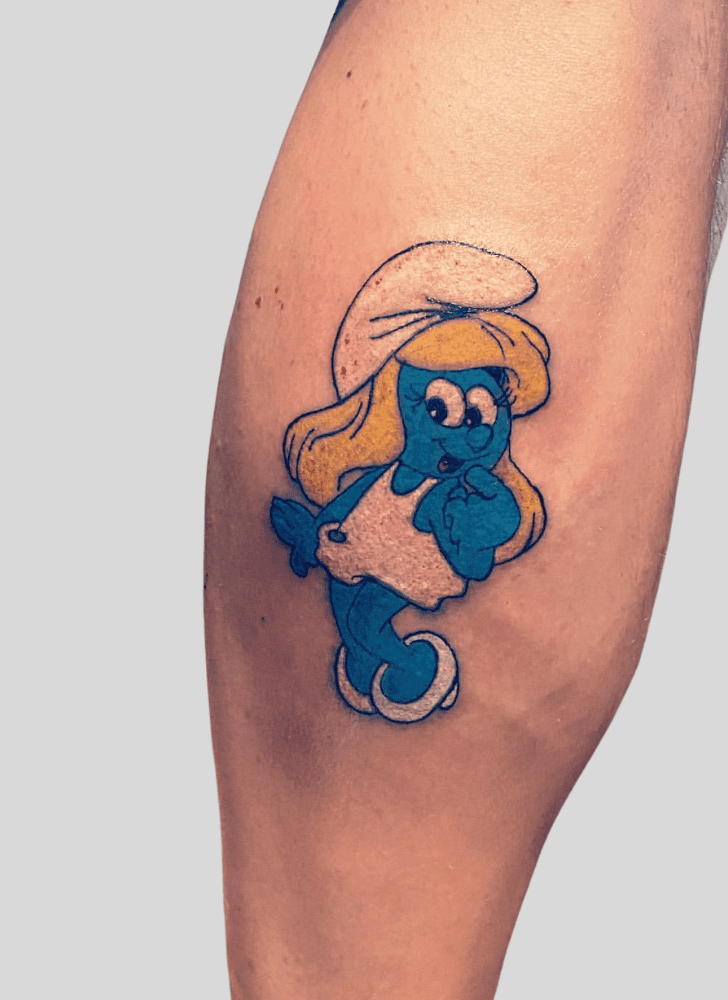 Smurfs Tattoo Portrait