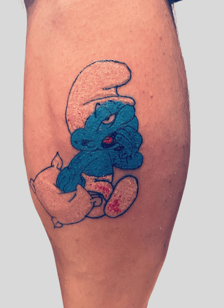 Smurfs Tattoo Ink