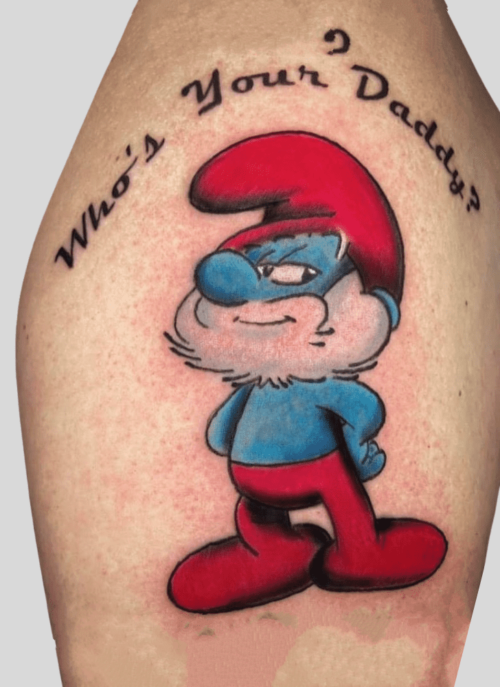 Smurfs Tattoo Design Image