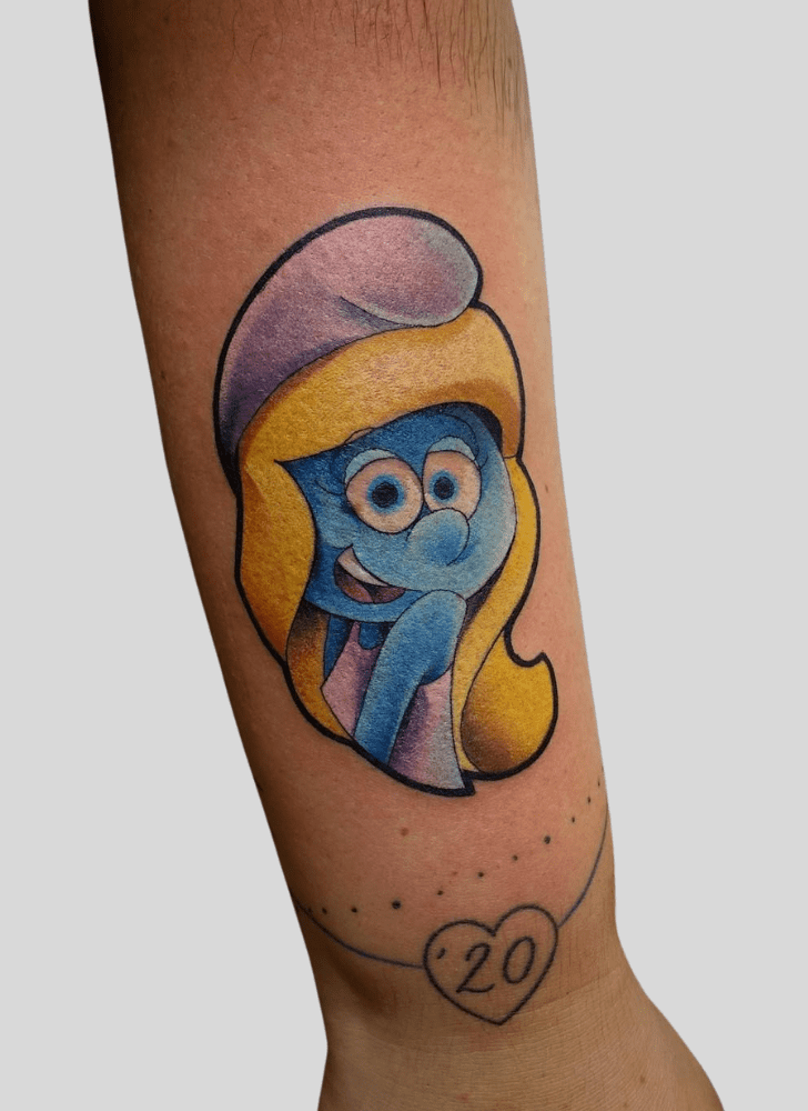 Smurfs Tattoo Photograph