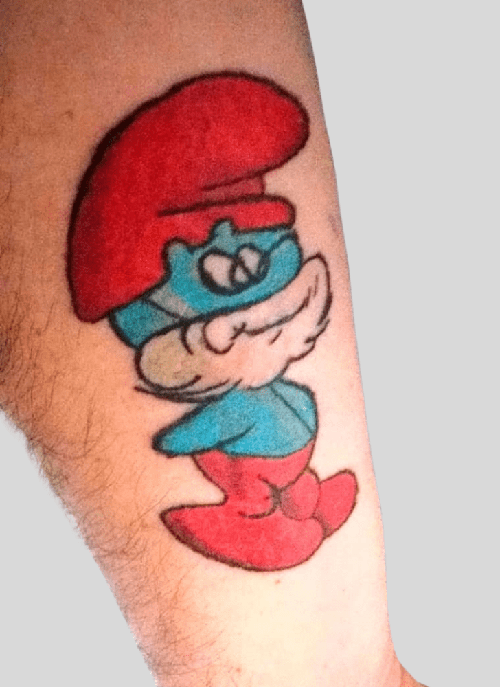 Smurfs Tattoo Portrait