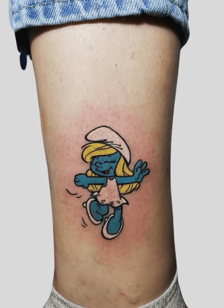 Smurfs Tattoo Shot