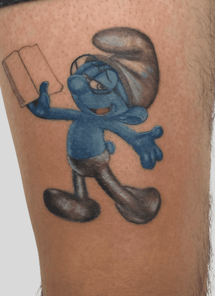 Smurfs Tattoo Shot