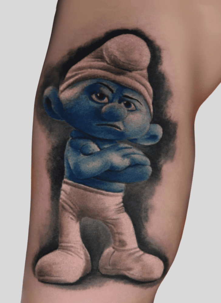 Smurfs Tattoo Ink