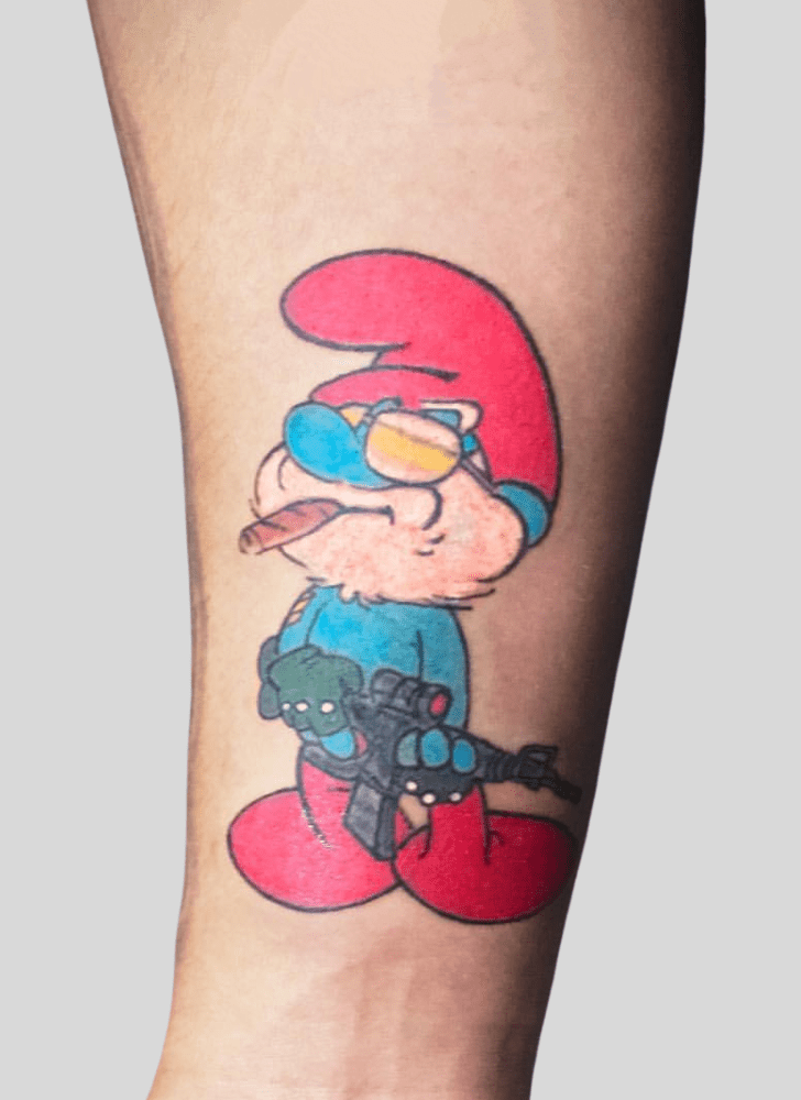 Smurfs Tattoo Design Image