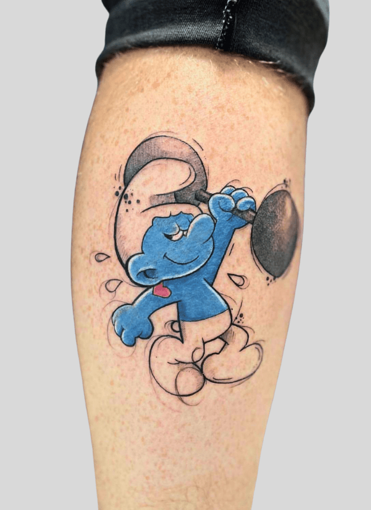 Smurfs Tattoo Ink