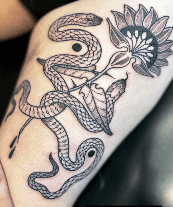 Snake Tattoo Shot